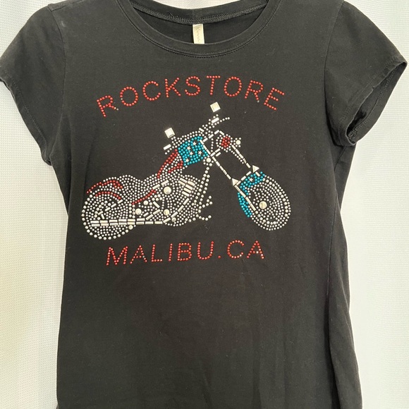 Nostalgic Biker Baby Doll Tee - Picture 1 of 6